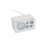 Radio Denver TR-63W Analogique AM FM 15 W Blanc