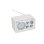 Radio Denver TR-63W Analogique AM FM 15 W Blanc