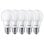Ampoule LED Philips A60 E27 8W Pack 5