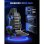 Sedia Gaming LED RGB Naspaluro Blu Reposo Testa e Lombare