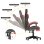 Chaise Gaming Naspaluro Repose-pieds Ergonomique 90 Degres