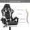 Silla gaming Naspaluro con reposapiés retráctil, cojín lumbar y altura regulable