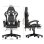 Silla gaming Naspaluro con reposapiés retráctil, cojín lumbar y altura regulable