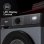 Lavadora Nilson Carga Frontal 8 Kg 1200 rpm A Dark Inox con Motor Inverter y Vapor