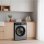 Lavadora Nilson Carga Frontal 8 Kg 1200 rpm A Dark Inox con Motor Inverter y Vapor