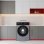 Lavadora Nilson Carga Frontal 8 Kg 1200 rpm A Dark Inox con Motor Inverter y Vapor
