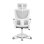 Sedia da ufficio Offy Lyma Grey in rete