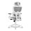 Cadeira de escritório Offy Lyca White malha ajustável ergonómica