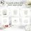 Yogurtera Welltin para Yogur Griego 1,5 L 20 W Blanco