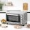 Horno Sobremesa Welltin 800-087SR 32L 52cm 1600W Plata