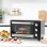 Fornetto Elettrico Welltin 800-083V90 16L 1400W 3 Funzioni Timer Argento
