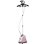 Plancha Vertical Welltin 1800W 1,4L con 11 Temperaturas Ajustables Rosa