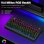 Clavier Aula F75 Gaming Tri-mode 4000mAh Hot-swappable RGB Noir