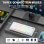 Clavier Aula F75 Gaming Tri-mode 4000mAh Hot-swappable RGB PBT compact