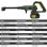 Lavadora Autrucker 200 bar Sin Escobillas Pantalla Digital Compatible Makita 18V