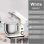 Batidora de pie Autrucker 6L 1200W DC silenciosa con temporizador y accesorios