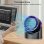 Ventilador de Sobremesa sin Aspas Autrucker Gris 110V 5 Velocidades Temporizador Silencioso USB