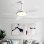 Ventilateur de Plafond avec Lumière Autrucker 54'' ABS 6 Vitesses Télécommande 3 Modes LED