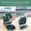 Mini Ventilatore Nebulizzatore Portatile Autrucker LED 7 Colori 3 Velocità Timer