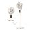 Ventilateur de sol/table Autrucker 40W 10" 12 vitesses Oscillation Silencieux Télécommande Minuterie