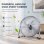 Ventilador Industrial de Suelo Autrucker 100W 3 Velocidades Inclinación Ajustable Silencioso