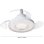 Ventilateur de Plafond avec Lumière Autrucker 3 Vitesses LED Pales Rétractables Télécommande