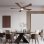 Ventilatore da Soffitto con Luce Autrucker 52" 132cm LED 3000K-6000K Telecomando Silenzioso