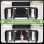 Minibackofen Autrucker Doppelzone 23L XXL 2200W Touch LED 15 Programme AirFryer Schwarz