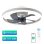 Ventilateur de Plafond avec Lumière Autrucker LED 6 Vitesses 5 Pales Télécommande App
