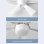 Deckenventilator mit Licht Autrucker E27 5 Flügel 3 Stufen Fernbedienung