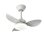 Ventilateur de Plafond avec Lumière Autrucker 40W 65cm 6 Vitesses Télécommande Contrôle Intelligent