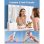 Mini-Handventilator Autrucker Hellblau Faltbar mit LED-Lampe
