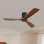 Ventilatore da Soffitto con Luce Autrucker 35W 132cm 6 Velocità Silenzioso Telecomando