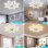 Ventilateur de Plafond avec Lumière Autrucker 90cm 6 Vitesses LED Télécommande App Blanc