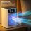 Ventilateur de Table Portable Autrucker Turbo USB Humidificateur Compact
