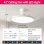 Ventilador de Techo con Luz Autrucker 55W 105cm 6 Velocidades Motor DC Aspas Retráctiles Silencioso con Mando y App