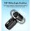 Mini-Handventilator Autrucker 6 Stufen LED-Anzeige 3000mAh Akku Clip