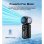 Mini-Handventilator Autrucker 6 Stufen LED-Anzeige 3000mAh Akku Clip