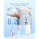 Mini Handventilator Autrucker 4000mAh 5 Stufen Ultra Leise Rosa