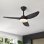 Deckenventilator mit Licht Autrucker 40W 100cm 6 Stufen Fernbedienung