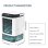 Ventilateur Portable Autrucker 900ml 3 Vitesses LED Couleur Brumisateur Silencieux