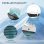 Ventilateur Portable Autrucker 900ml 3 Vitesses LED Couleur Brumisateur Silencieux