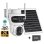 Caméra de surveillance Autrucker 2K Vision Nocturne Extérieure Audio Bidirectionnel Panneau Solaire