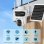Caméra de surveillance Autrucker 2K Vision Nocturne Extérieure Audio Bidirectionnel Panneau Solaire