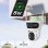Caméra de surveillance Autrucker 2K Vision Nocturne Extérieure Audio Bidirectionnel Panneau Solaire
