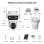 Caméra de surveillance Autrucker 2K Vision Nocturne Extérieure Audio Bidirectionnel Panneau Solaire