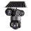 Caméra de surveillance Autrucker 15MP Vision Nocturne Extérieure Panneau Solaire Audio Bidirectionnel