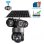 Caméra de surveillance Autrucker 15MP Vision Nocturne Extérieure Panneau Solaire Audio Bidirectionnel