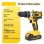 Taladro Impacto Inalámbrico Autrucker 21V 45 N·m 2 Baterías 34 Accesorios