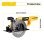 Sierra circular Autrucker inalámbrica 6" 150mm sin escobillas 7200rpm 3 velocidades 55mm